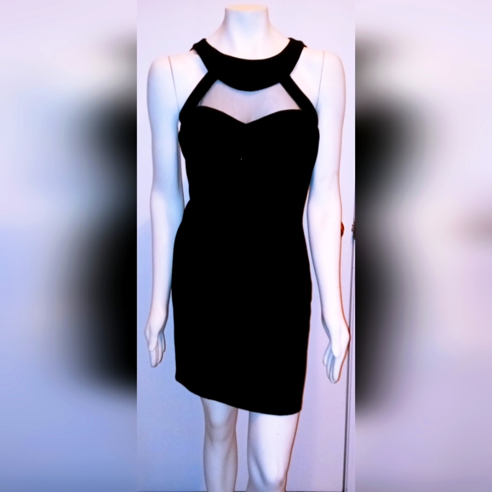 Black cocktail dress